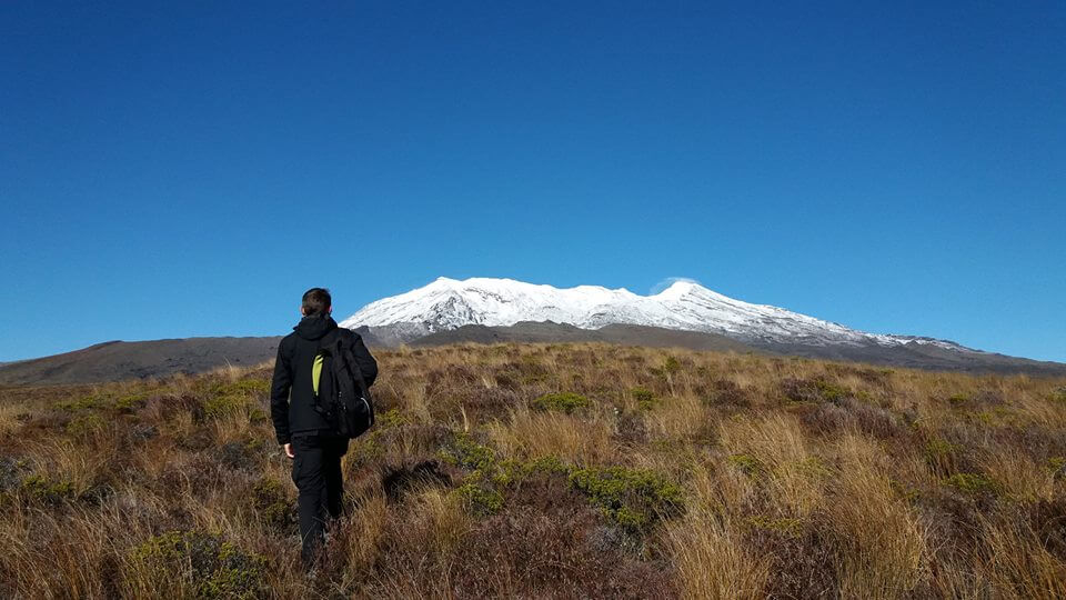marche vers Mount ruapehu - Tongariro National Park - Nouvelle-Zélande