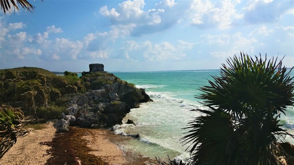 ruine de tulum peninsule yucatan mexique