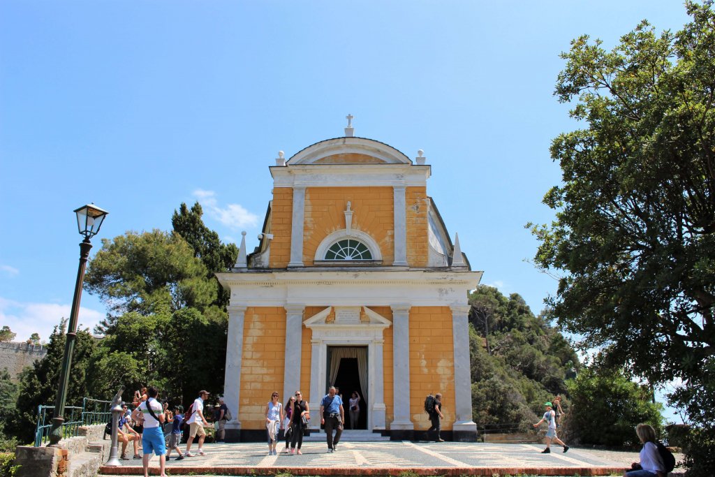Eglise San Giogio Portofino face - Italie