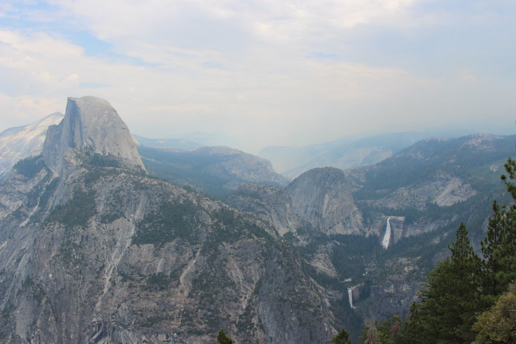 Glacier point vue yosemite