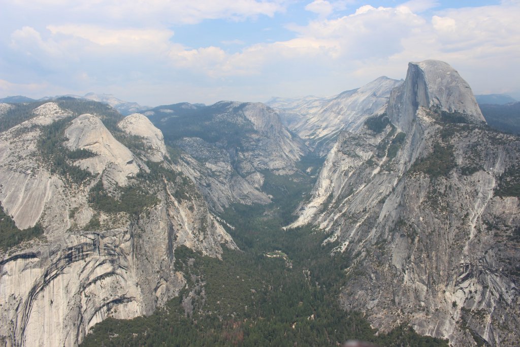 yosemite glacier point vue