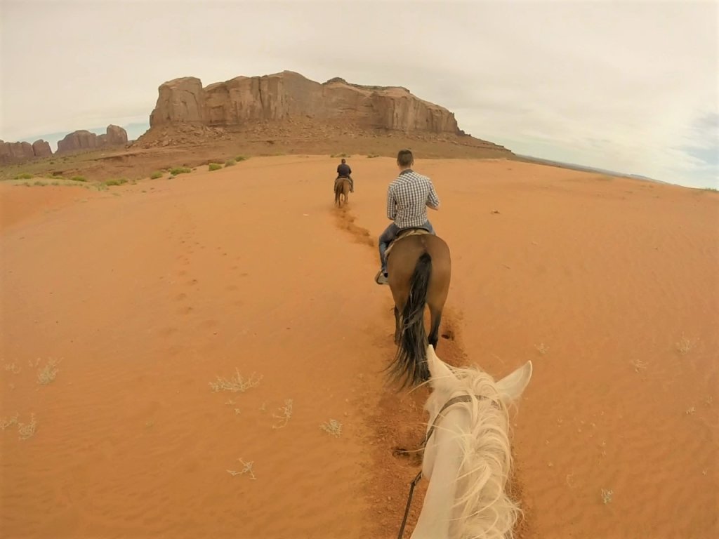 Horse riding Monument Valley