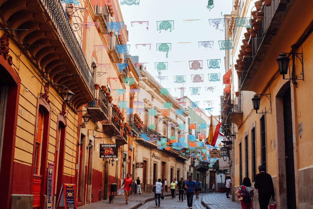 Rue de San Miguel de Allende Mexique