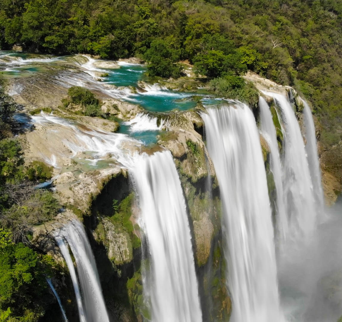 cascade tamul huasteca potosina drone mexique
