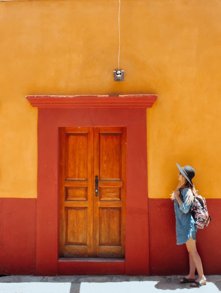 san miguel de allende guanajuato mexique rue couleurs