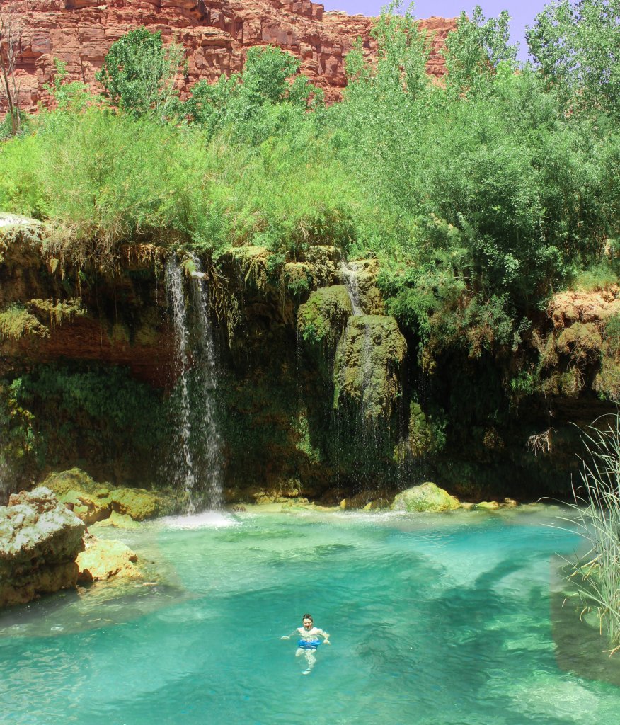 Little Navajo falls - Arizona Etats Unis