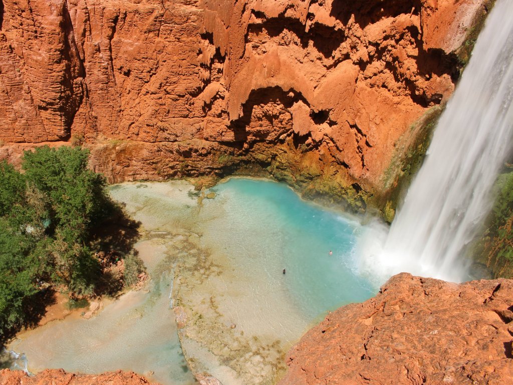 Vue sur Mooney falls Havasu reserve - Arizona