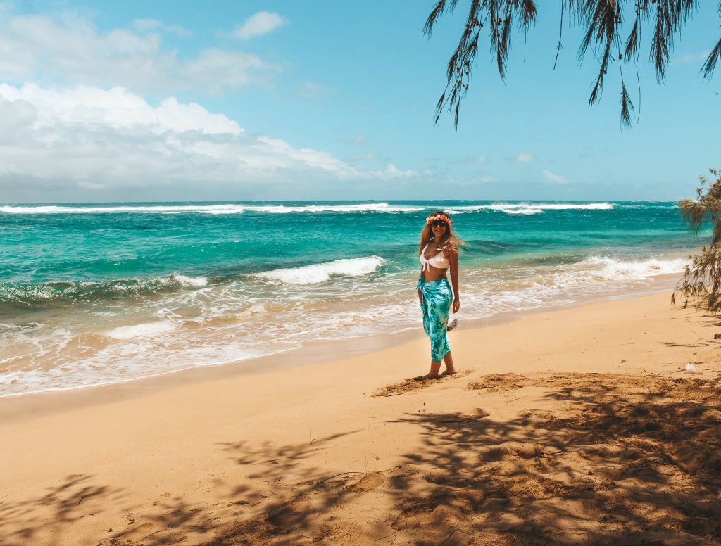 hawaii kauai beach plage