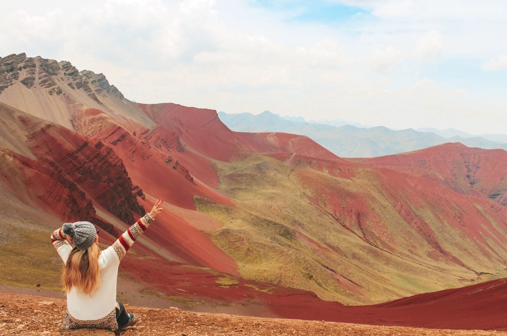 vallee rouge perou rainbow mountain