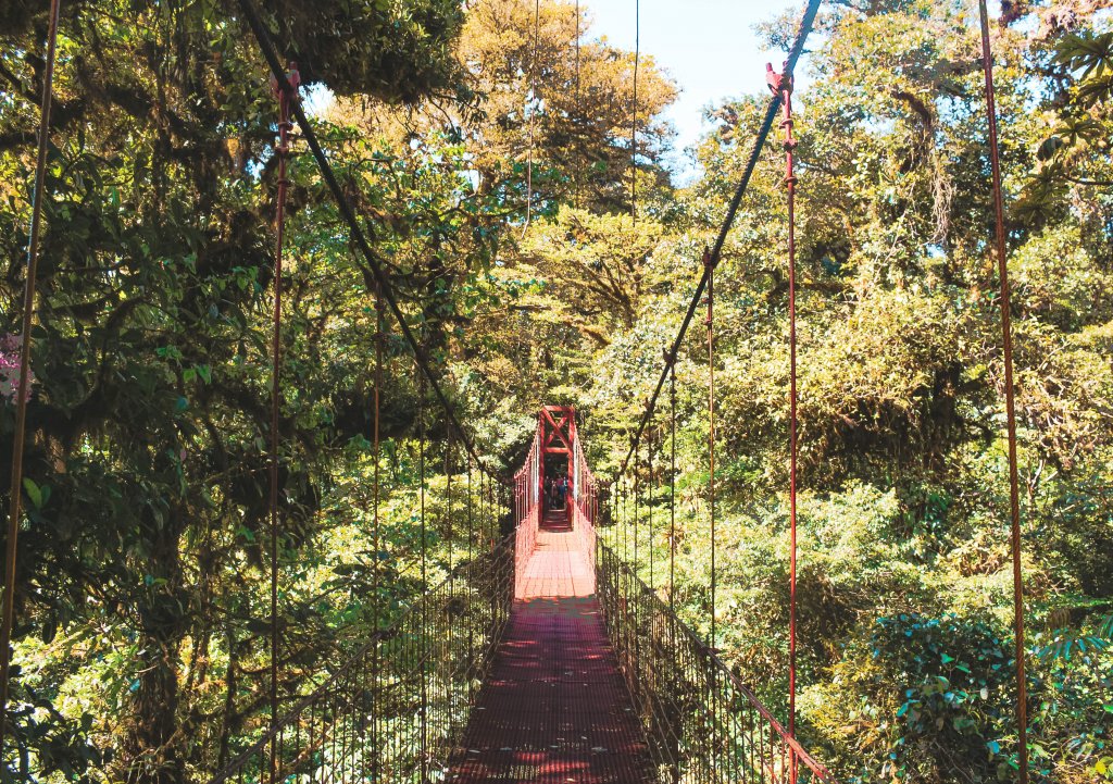 Monteverde pont suspendu costa rica