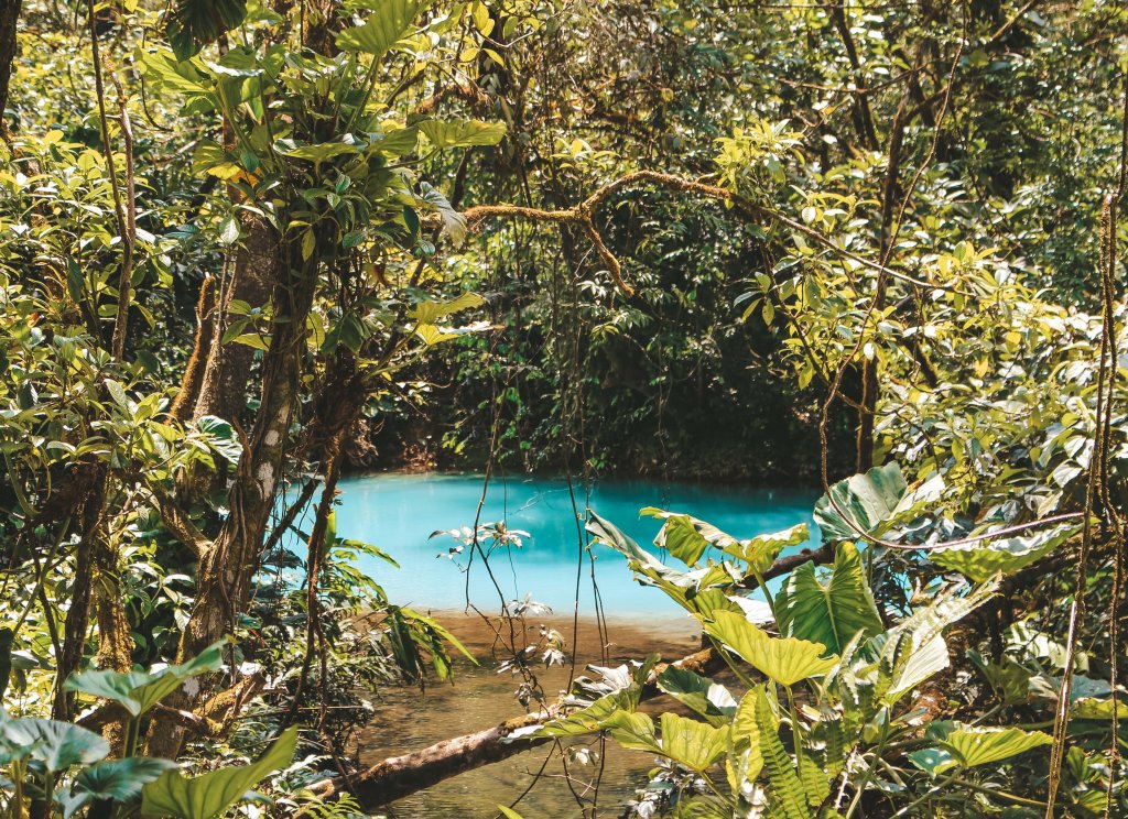 costa rica riviere rio celeste