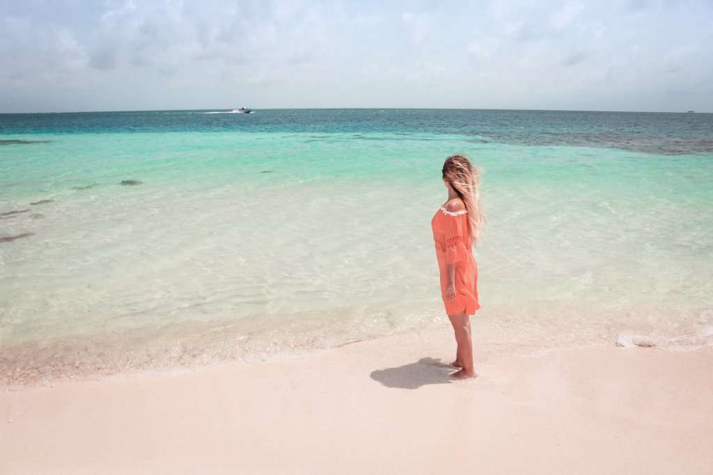 Plage Belize silk caye