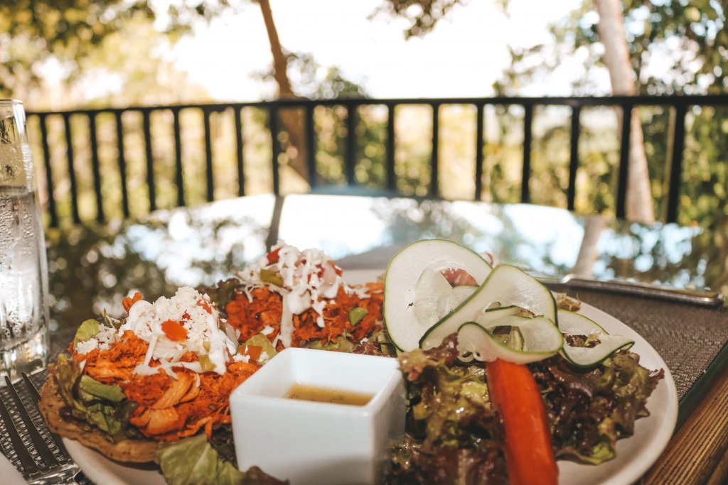 lunch tacos copal tree lodge belize