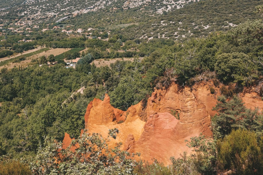 colorado provençal provence rustrel randonnée