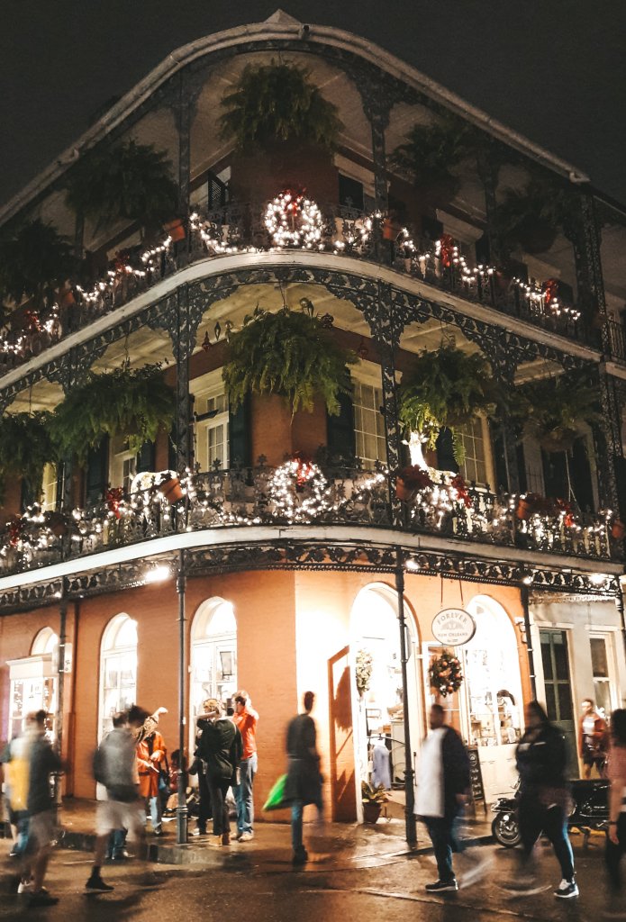 nouvelle orleans nuit rue usa louisiane