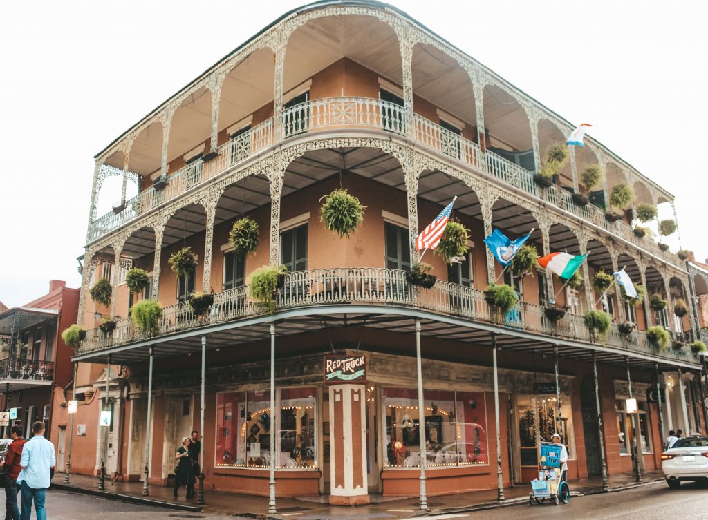 rue facade nouvelle orleans louisiane