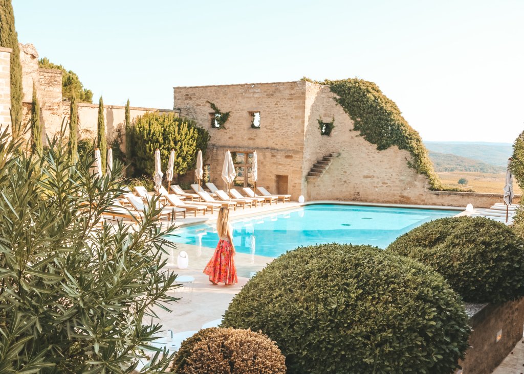 Piscine hotel le vieux castillon