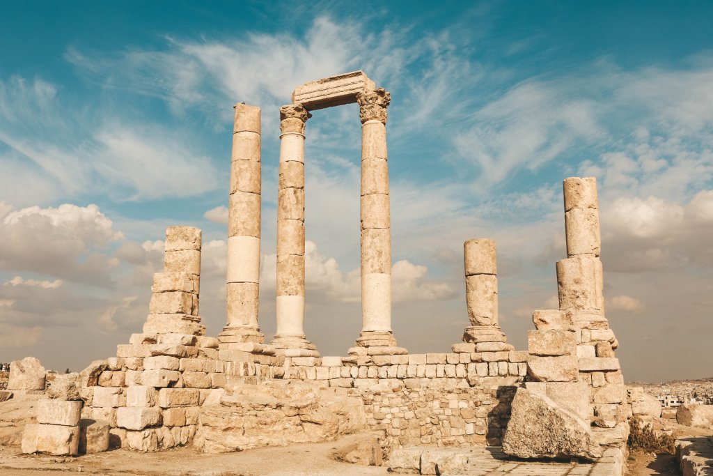 Citadelle Amman Jordanie