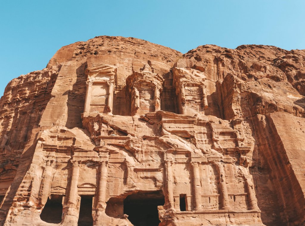 Petra Tombeaux royaux Jordanie