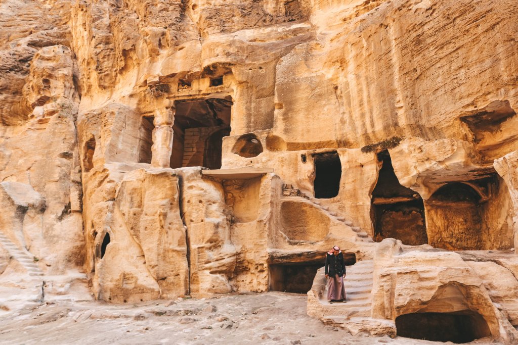 Ruines Little Petra Jordanie