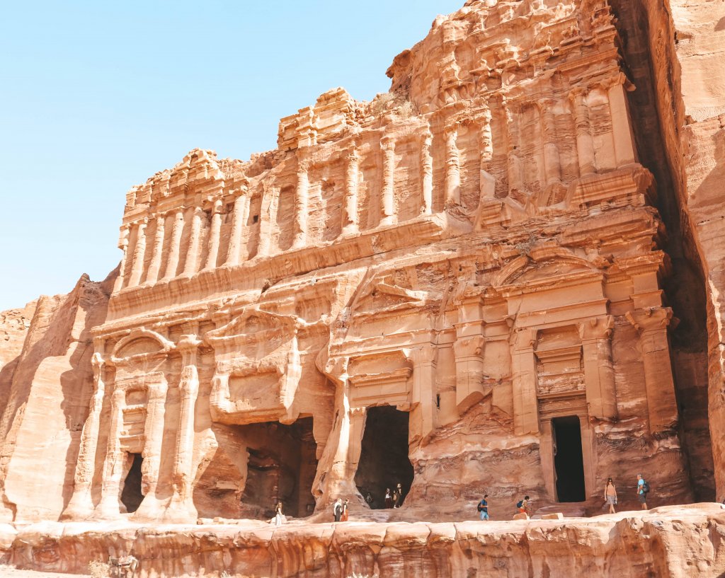 Tombeaux Royaux Petra Jordanie