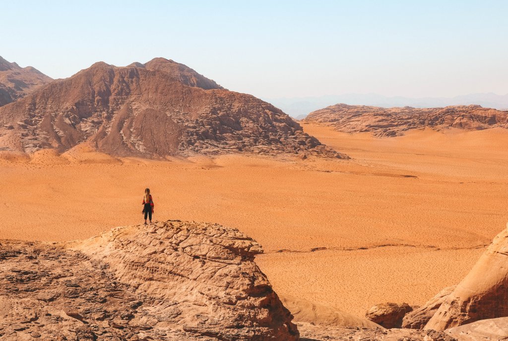 Wadi Rum Jordanie vue