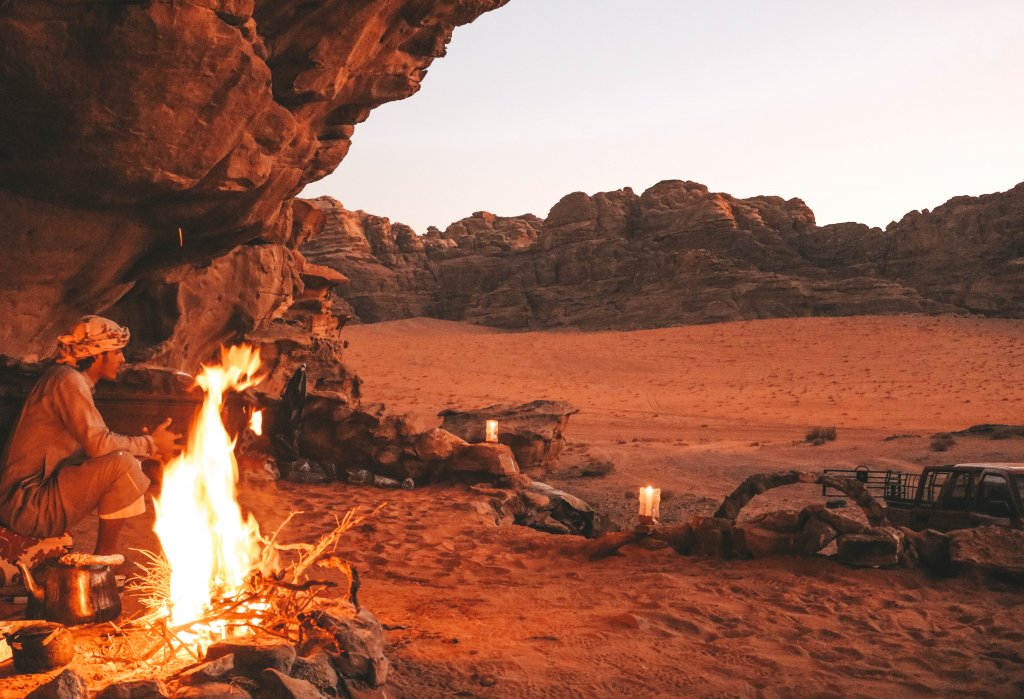 camp belle étoile wadi Rum Jordanie