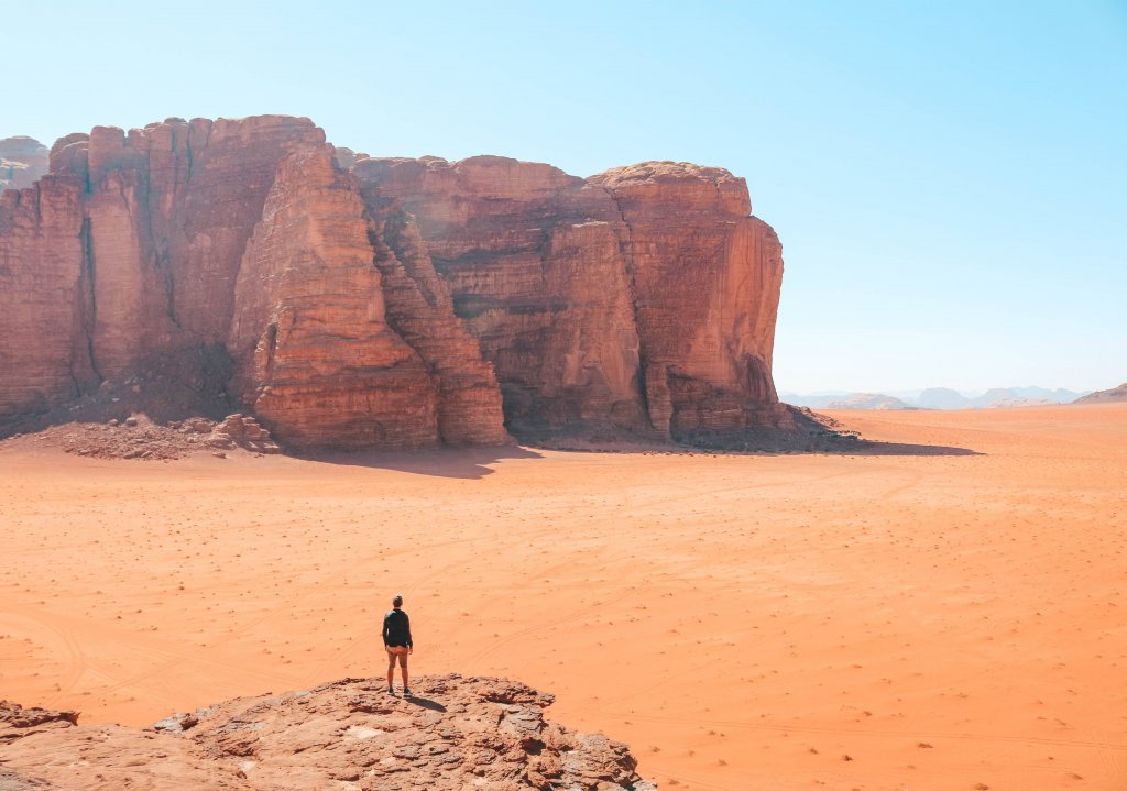 panorama désert wadi rum Jordanie