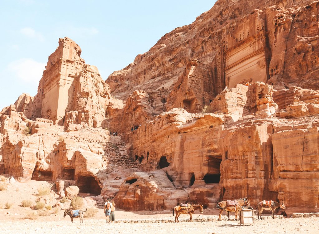 tombeaux royaux Jordanie Petra
