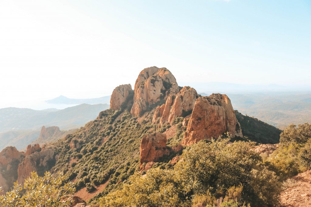 Vue sur le Cap Roux Massif de l'Esterel