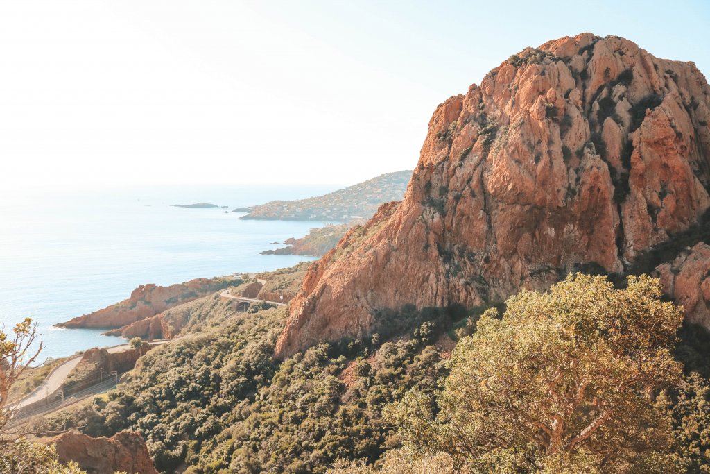 Vue sur le Cap Roux Massif de l'Esterel