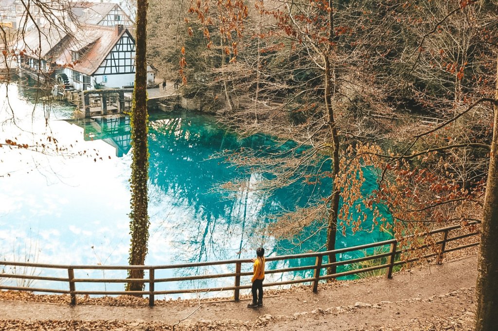 Blautopf Allemagne en hiver