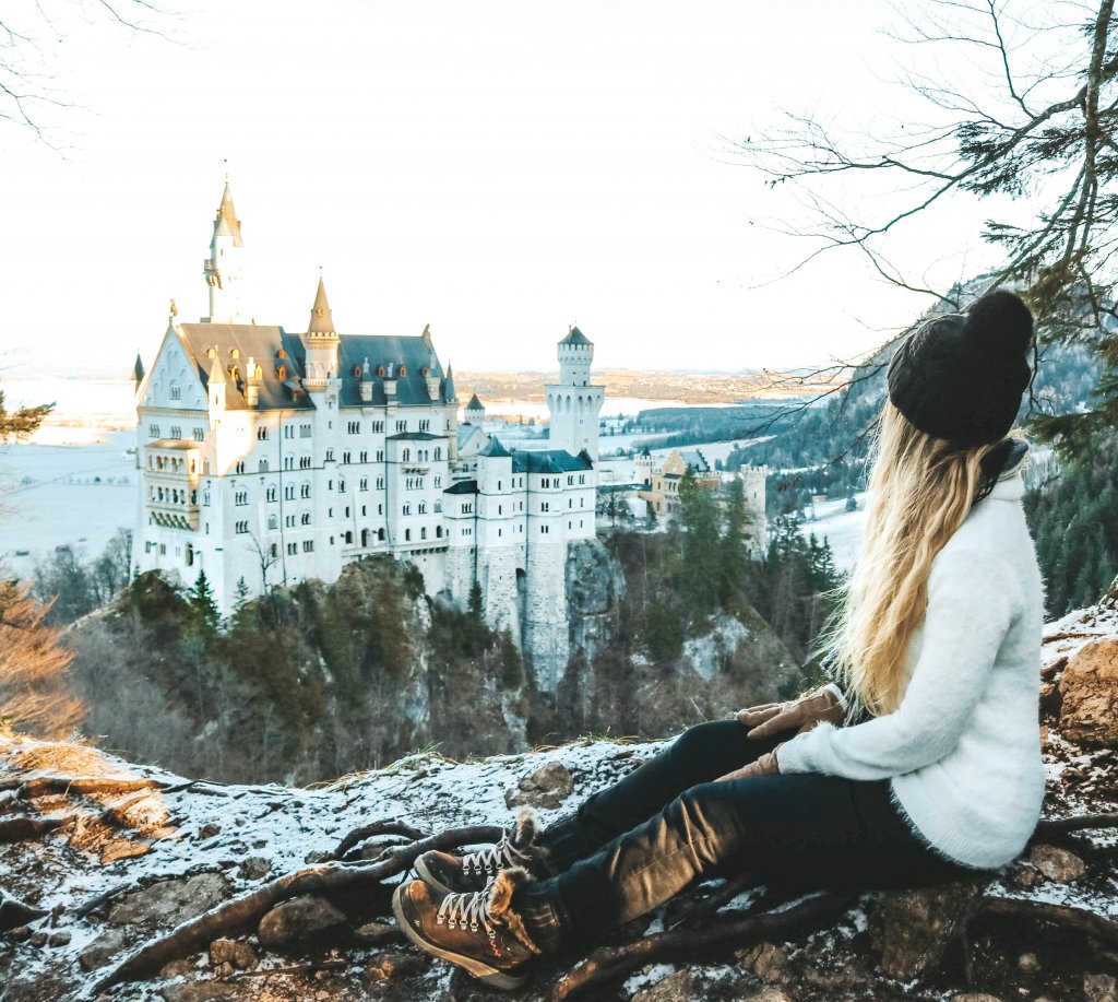 vue sur Château de Neuschwanstein allemagne