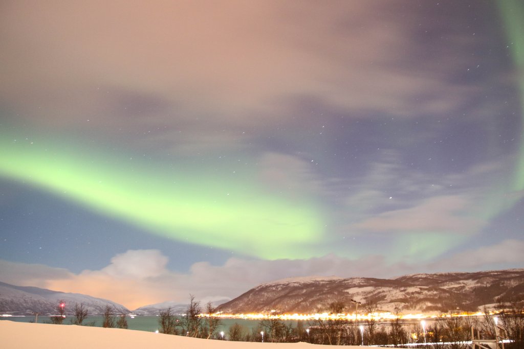 Aurore boréales tromso norvege