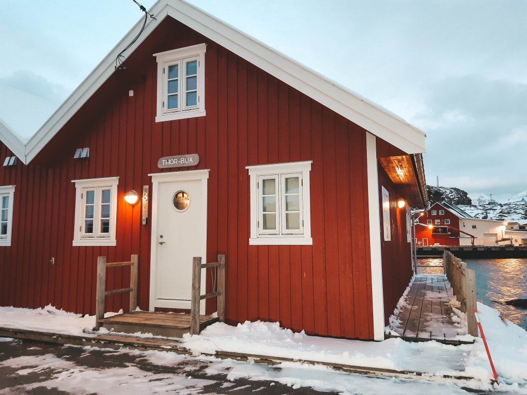 Cabane Lofoten Sund Norvege