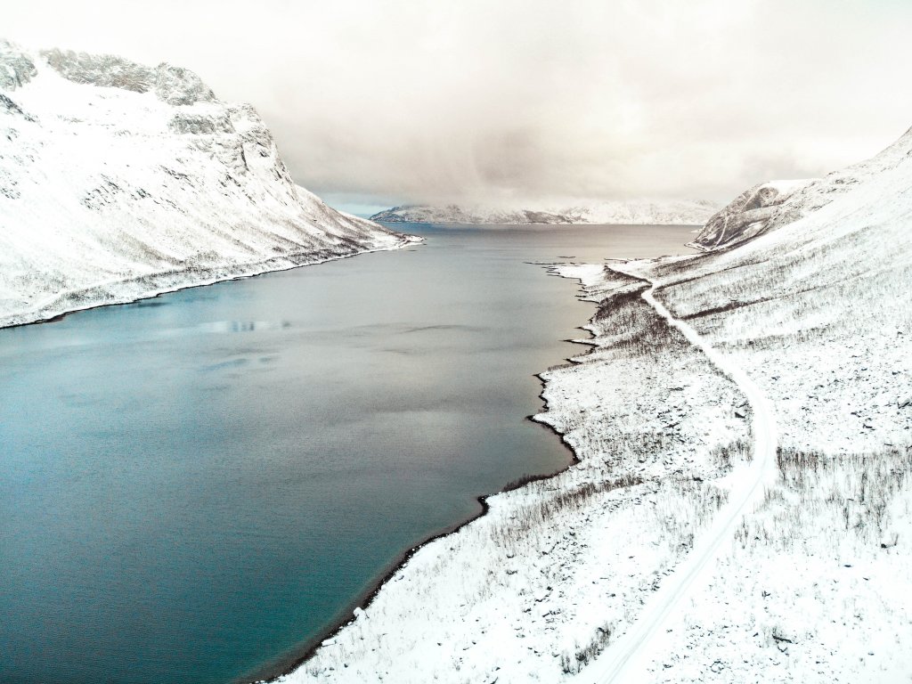 Grotfjord Norvege ile de tromso