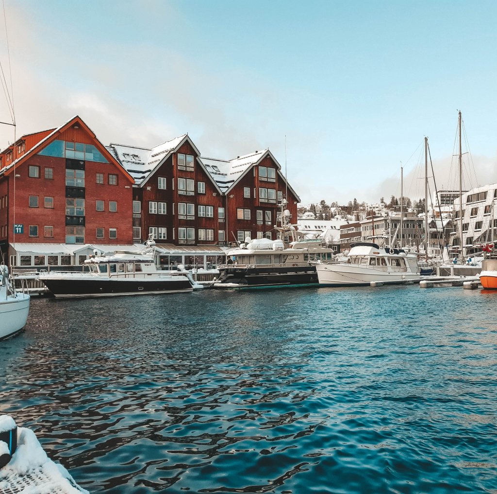 Port de Tromso Norvege
