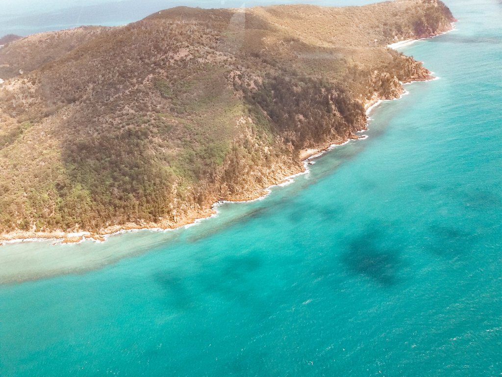 Survol iles whitesundays australie