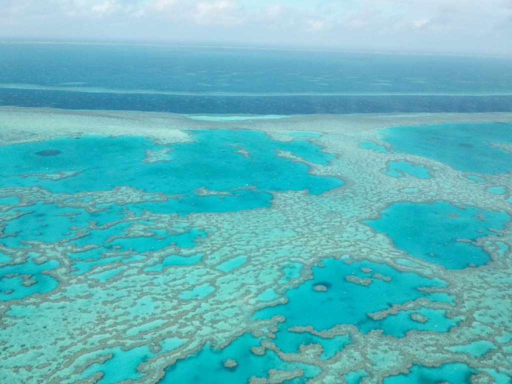 survol grande barriere de corail australie airlie beach