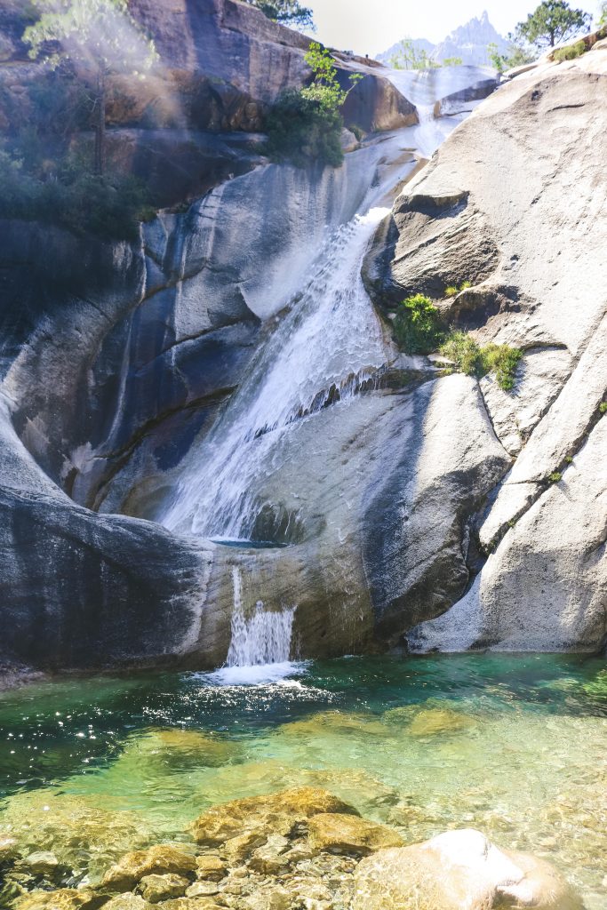 Grande cascade Purcaraccia Corse