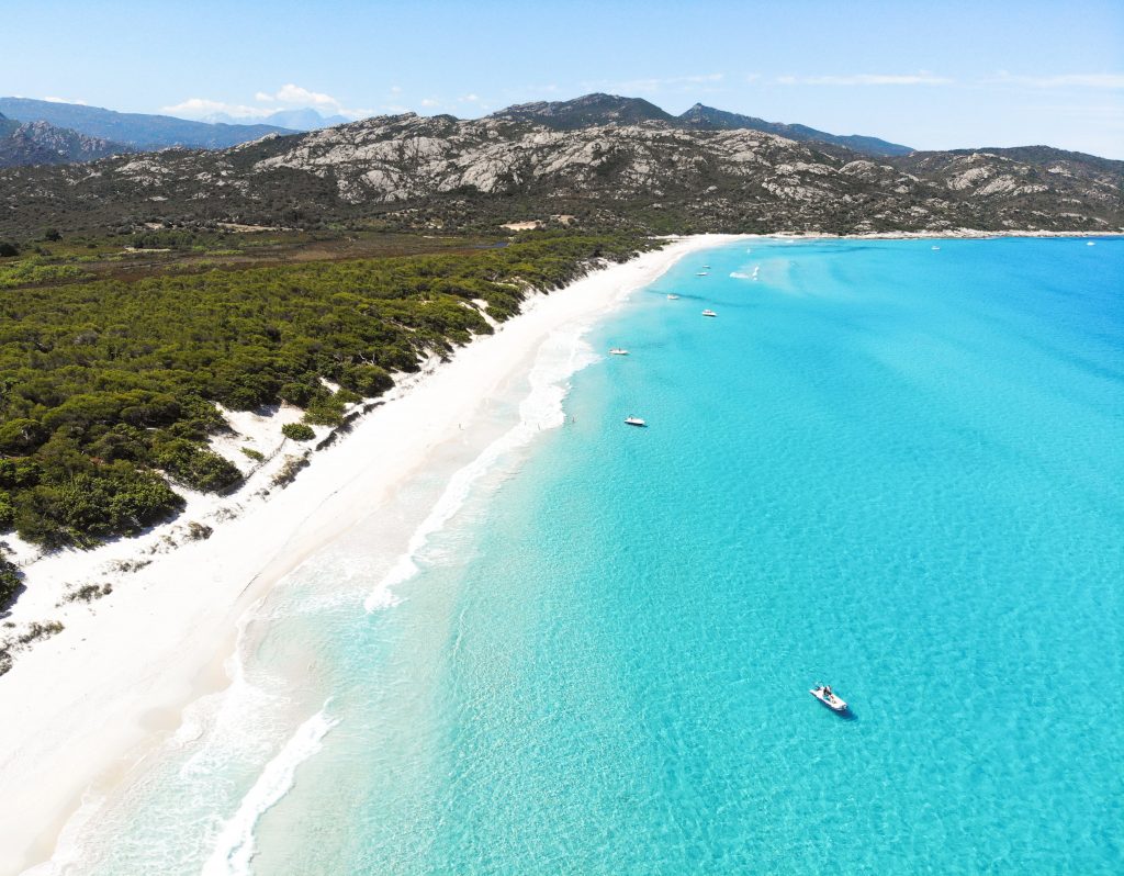 Plage de Saleccia Drone