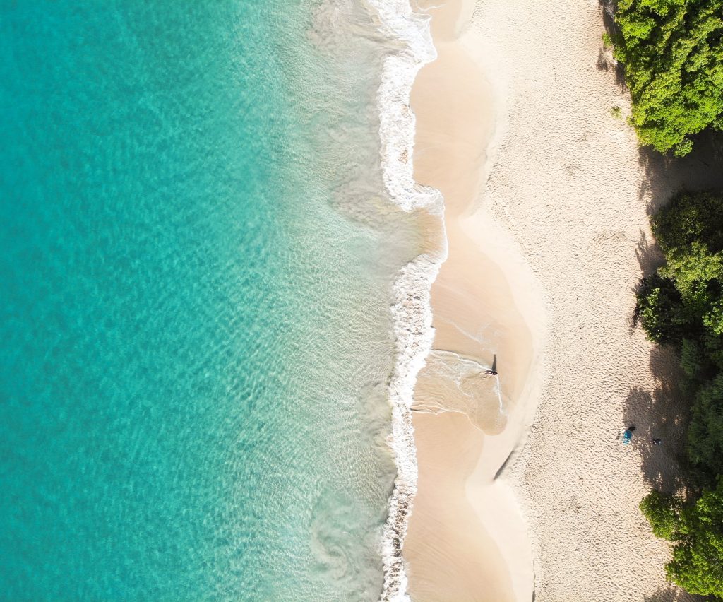 Anse des Salines drone