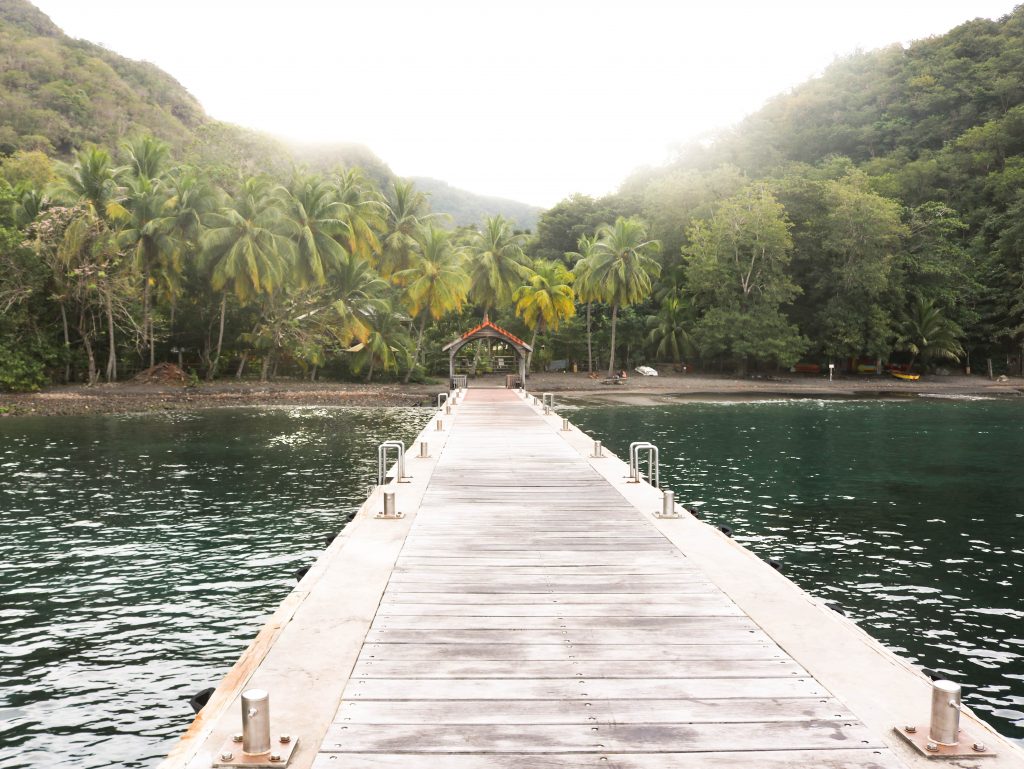 Ponton anse noire martinique