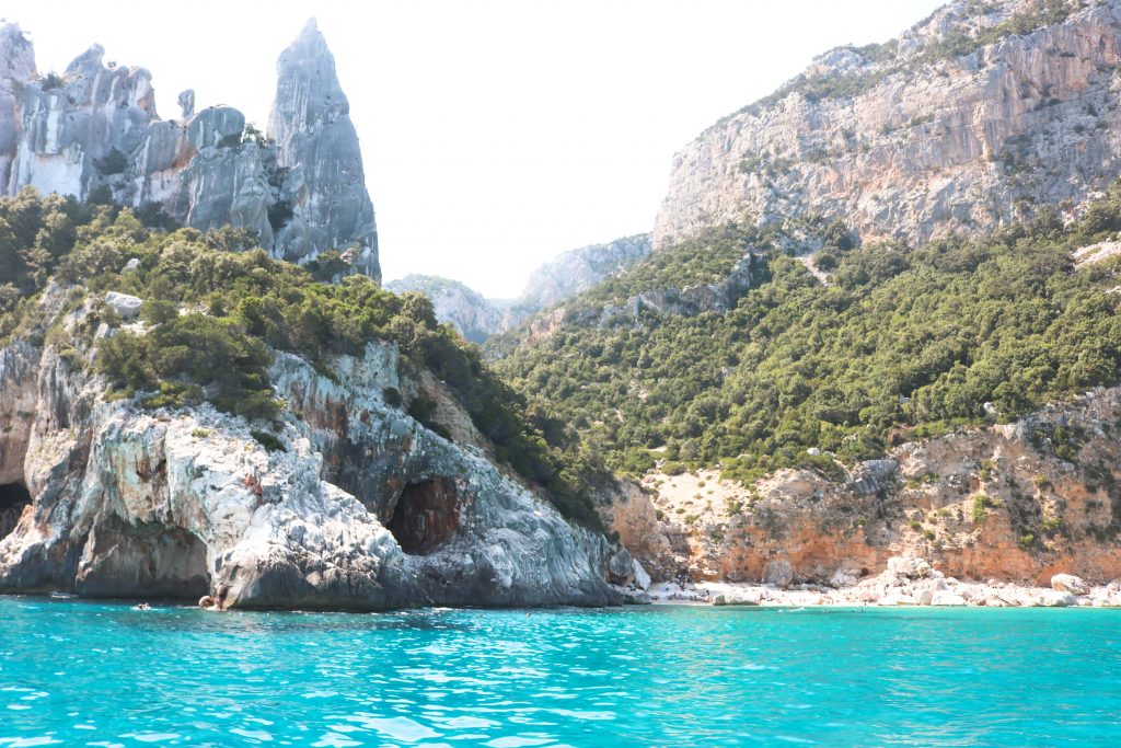 Cala Goloritze depuis la mer