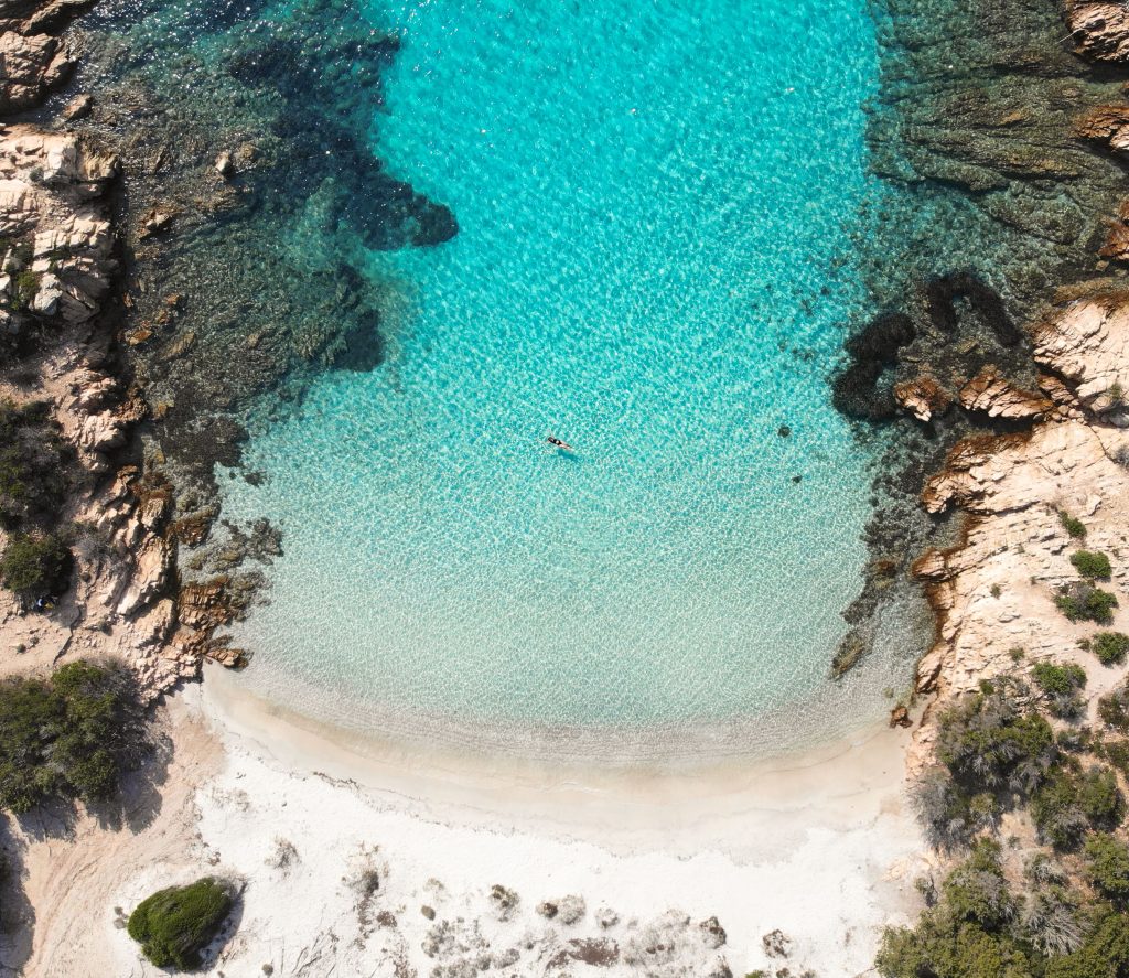 Cala Granara vue de drone