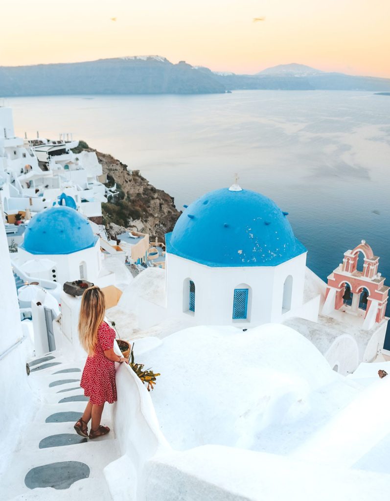 Domes bleus Oia Santorin