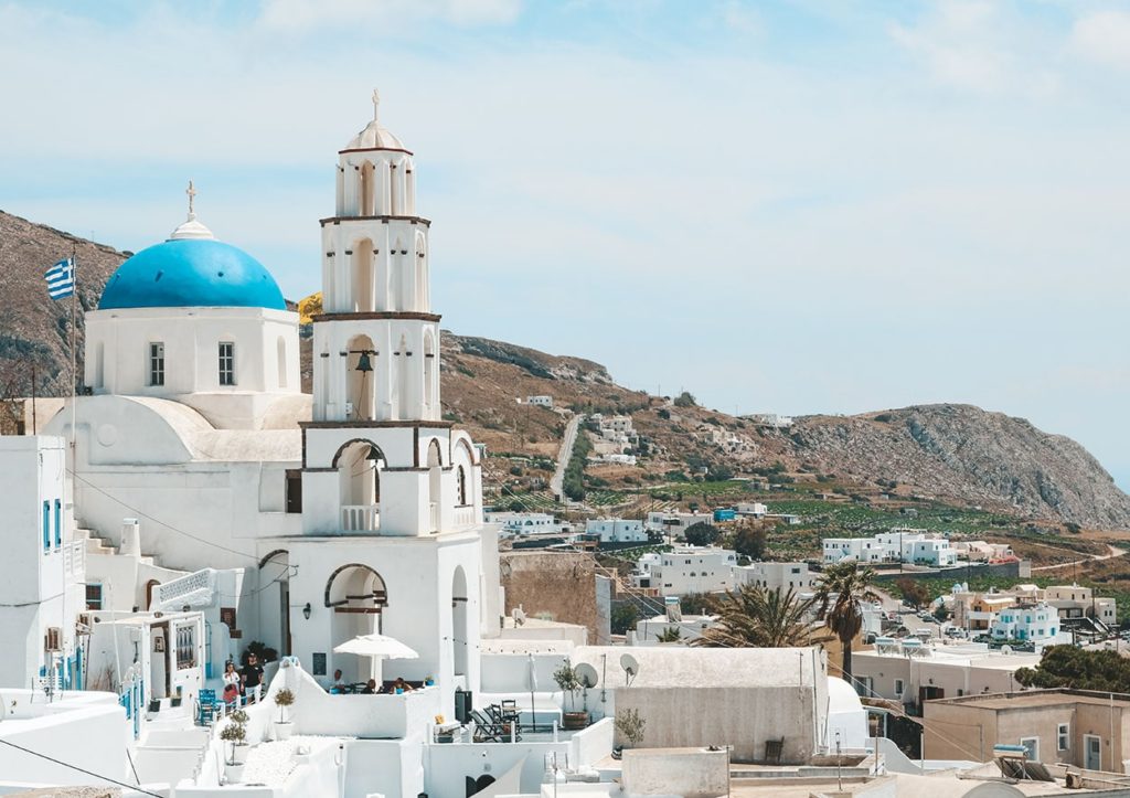 Eglise de Pyrgos Santorin