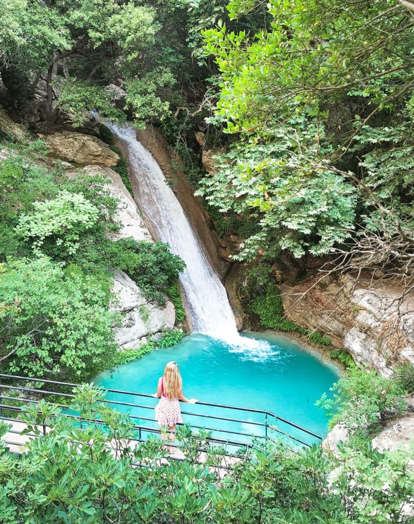 cascades de Neda Grèce