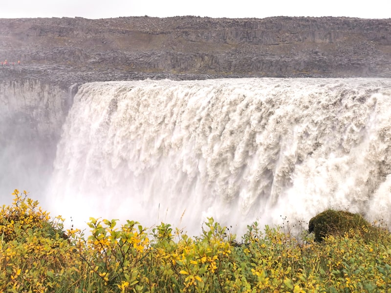 Cascade Dettifoss 2 semaines de road trip en Islande