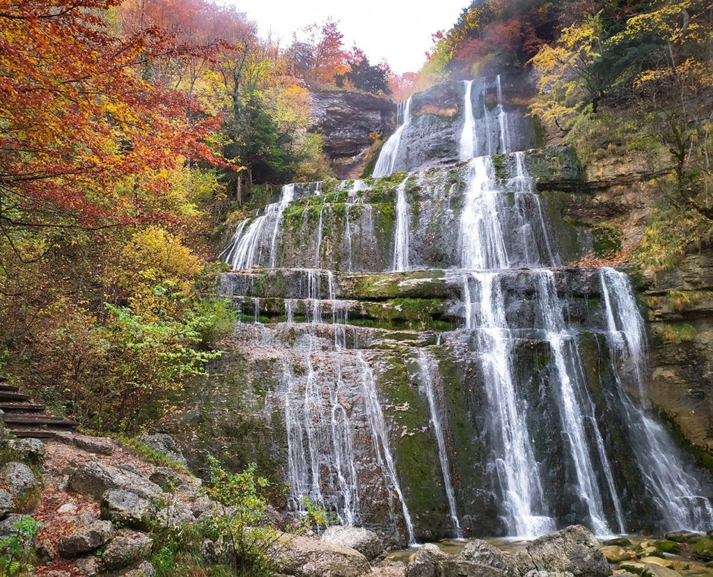 Les cascades du Herisson Jura